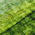 9' X 12' Green Teal Blue And Copper Striped Washable Indoor Outdoor Area Rug