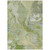 9' X 12' Green Blue And Gray Abstract Washable Indoor Outdoor Area Rug