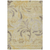 8' X 10' Gold Beige And Taupe Floral Washable Indoor Outdoor Area Rug