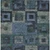 10' X 14' Blue Gray And Charcoal Geometric Washable Indoor Outdoor Area Rug