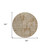8' Brown And Beige Round Geometric Washable Indoor Outdoor Area Rug Transitional Style - Brown, Beige Color