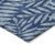 8' X 10' Navy Blue And Light Blue Floral Washable Indoor Outdoor Area Rug