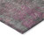 9' X 12' Blush Gray And Mauve Abstract Washable Indoor Outdoor Area Rug