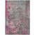 9' X 12' Blush Gray And Mauve Abstract Washable Indoor Outdoor Area Rug