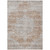 8' X 10' Copper And Beige Floral Washable Indoor Outdoor Area Rug - 880016431261