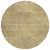 8' Wheat And Beige Round Geometric Washable Indoor Outdoor Area Rug