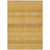 9' X 12' Wheat And Gold Striped Washable Indoor Outdoor Area Rug