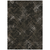 9' X 12' Brown And Chocolate Geometric Washable Indoor Outdoor Area Rug