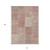 10' X 14' Blush Pink And Mauve Patchwork Washable Indoor Outdoor Area Rug