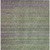 8' X 10' Olive Green And Purple Striped Washable Indoor Outdoor Area Rug