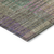 10' X 14' Plum Olive Green And Lavender Abstract Washable Indoor Outdoor Area Rug