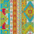 8' X 10' Teal Blue Green And Pink Aztec Washable Indoor Outdoor Area Rug