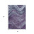 8' X 10' Purple And Gray Abstract Washable Indoor Outdoor Area Rug