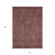 10' X 14' Orange And Copper Southwestern Washable Indoor Outdoor Area Rug