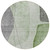 8' Olive Green And Gray Round Abstract Washable Indoor Outdoor Area Rug