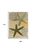 9' X 12' Green Yellow Blue Ivory And Dark Green Starfish Indoor Outdoor Area Rug