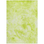8' X 10' Lime Green Abstract Washable Non Skid Indoor Outdoor Area Rug