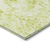 8' X 10' Lime Green Abstract Washable Non Skid Indoor Outdoor Area Rug