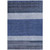 10' X 14' Navy Blue Sky Blue And Charcoal Abstract Washable Indoor Outdoor Area Rug