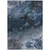8' X 10' Navy Blue And Denim Blue Abstract Washable Indoor Outdoor Area Rug - Navy Blue, Denim Blue