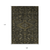 9' X 12' Charcoal Medallion Washable Indoor Outdoor Area Rug