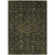 9' X 12' Charcoal Medallion Washable Indoor Outdoor Area Rug