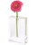 8" Clear Crystal Clear Square Table Vase