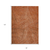 8' X 10' Copper Brown And Beige Abstract Washable Indoor Outdoor Area Rug