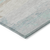 8' Ivory Round Abstract Washable Indoor Outdoor Area Rug