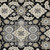 9' X 12' Black Gray And Beige Medallion Washable Indoor Outdoor Area Rug
