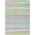 10' X 14' Mint Green Pink And Blue Striped Washable Indoor Outdoor Area Rug