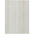 8' X 10' Ivory And Beige Striped Washable Indoor Outdoor Area Rug