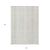 8' X 10' Ivory And Beige Striped Washable Indoor Outdoor Area Rug