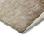 8' X 10' Brown Beige And Taupe Floral Washable Indoor Outdoor Area Rug