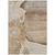 8' X 10' Brown Beige And Taupe Floral Washable Indoor Outdoor Area Rug