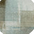 8' Pale Aqua And Beige Round Abstract Washable Indoor Outdoor Area Rug