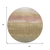8' Tan And Beige Round Abstract Washable Indoor Outdoor Area Rug