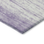 8' X 10' Purple And Ivory Striped Washable Indoor Outdoor Area Rug