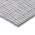8' X 10' Lilac Purple And Ivory Striped Washable Indoor Outdoor Area Rug