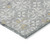 8' X 10' Gray Ivory And Brown Floral Washable Indoor Outdoor Area Rug