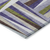 8' X 10' Lavender Brown And Green Geometric Washable Indoor Outdoor Area Rug