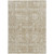 8' X 10' Beige Tan And Ivory Oriental Washable Indoor Outdoor Area Rug