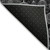 8' X 10' Black Charcoal And Ivory Geometric Washable Indoor Outdoor Area Rug