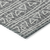 9' X 12' Charcoal Gray And Ivory Geometric Washable Indoor Outdoor Area Rug