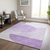 10' X 14' Purple And Lavender Geometric Washable Indoor Outdoor Area Rug