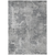 9' X 12' Gray Abstract Washable Non Skid Indoor Outdoor Area Rug