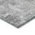 9' X 12' Gray Abstract Washable Non Skid Indoor Outdoor Area Rug