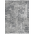 9' X 12' Gray Abstract Washable Non Skid Indoor Outdoor Area Rug