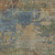 8' X 10' Denim Blue Beige And Copper Abstract Washable Indoor Outdoor Area Rug