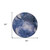 8' Round Blue Round Abstract Washable Non Skid Indoor Outdoor Area Rug - 606114951810